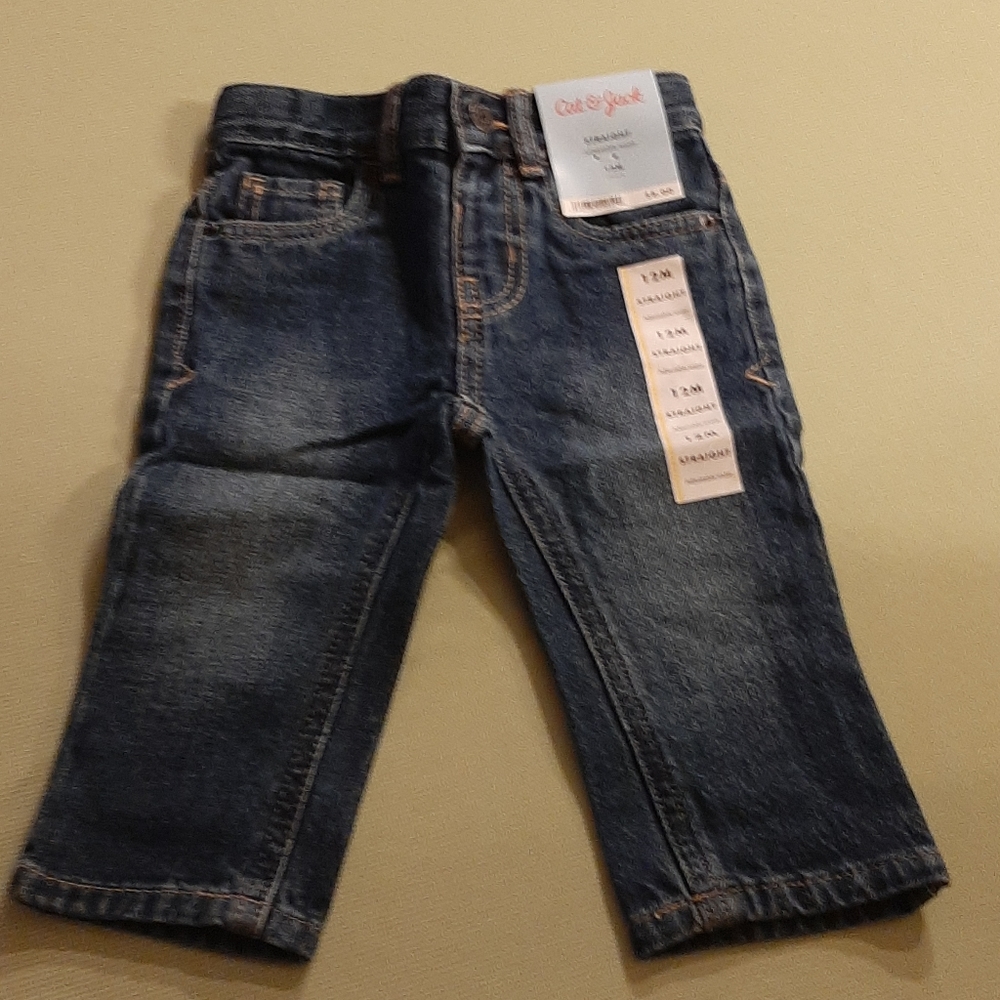 Jeans straight leg size 12 month